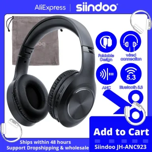 Siindoo JH-ANC923 Active Noise Cancelling